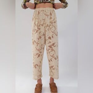 Beklina Lace Basic Pant Ivory